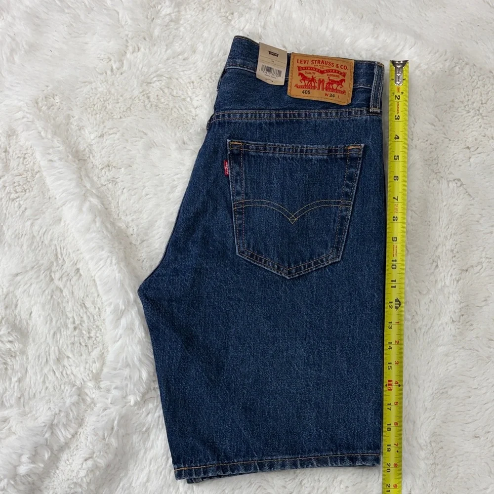 LEVI’S ,Size 34,Classic Blue Denim Men's Shorts - Picture 16 of 17